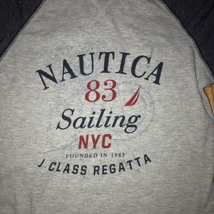 Nautica boys hoodie shirt large 14/16